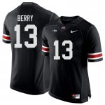 Men's Ohio State Buckeyes #13 Rashod Berry Black Nike NCAA College Football Jersey Season MJY8344VI